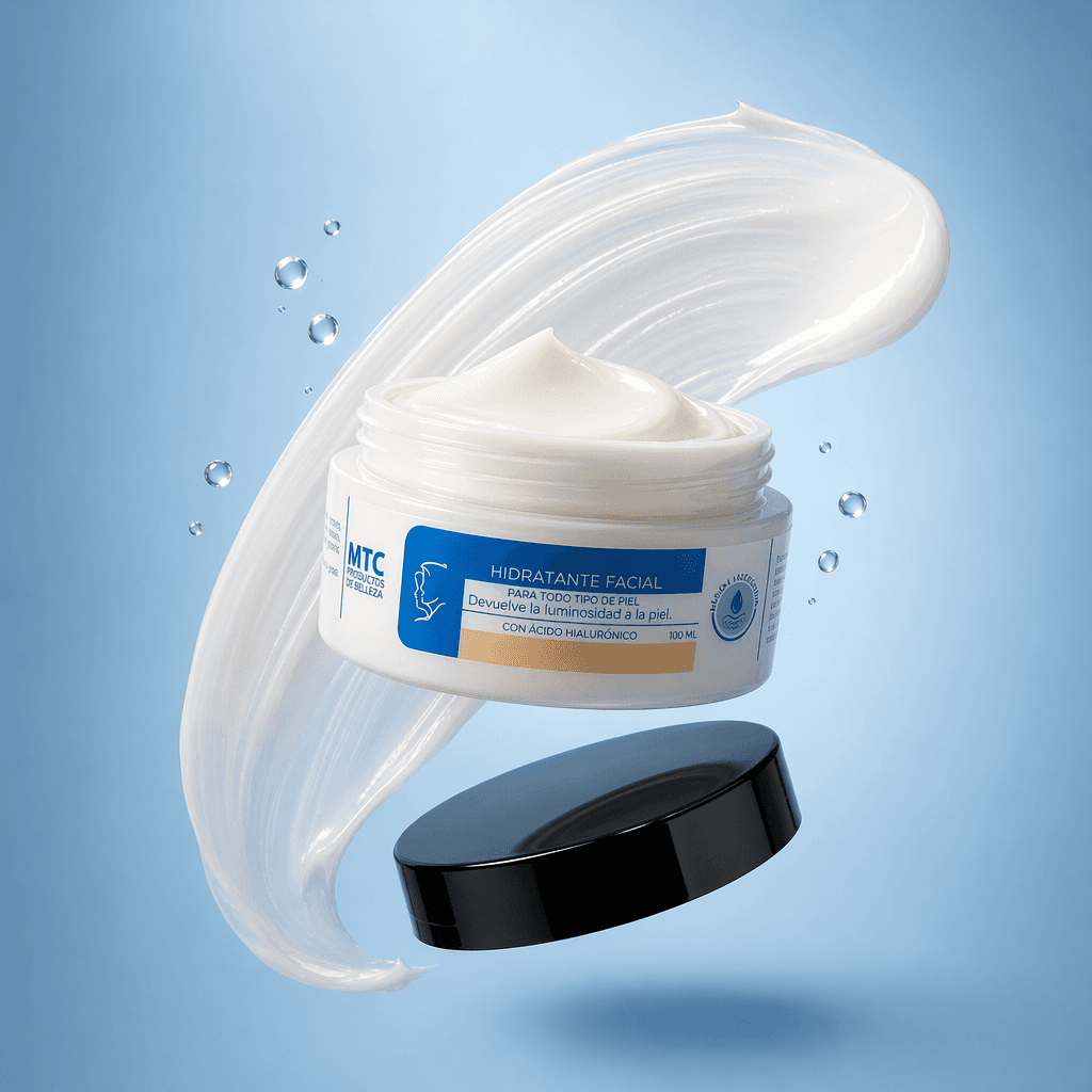 Envase de emulsión facial hidratante